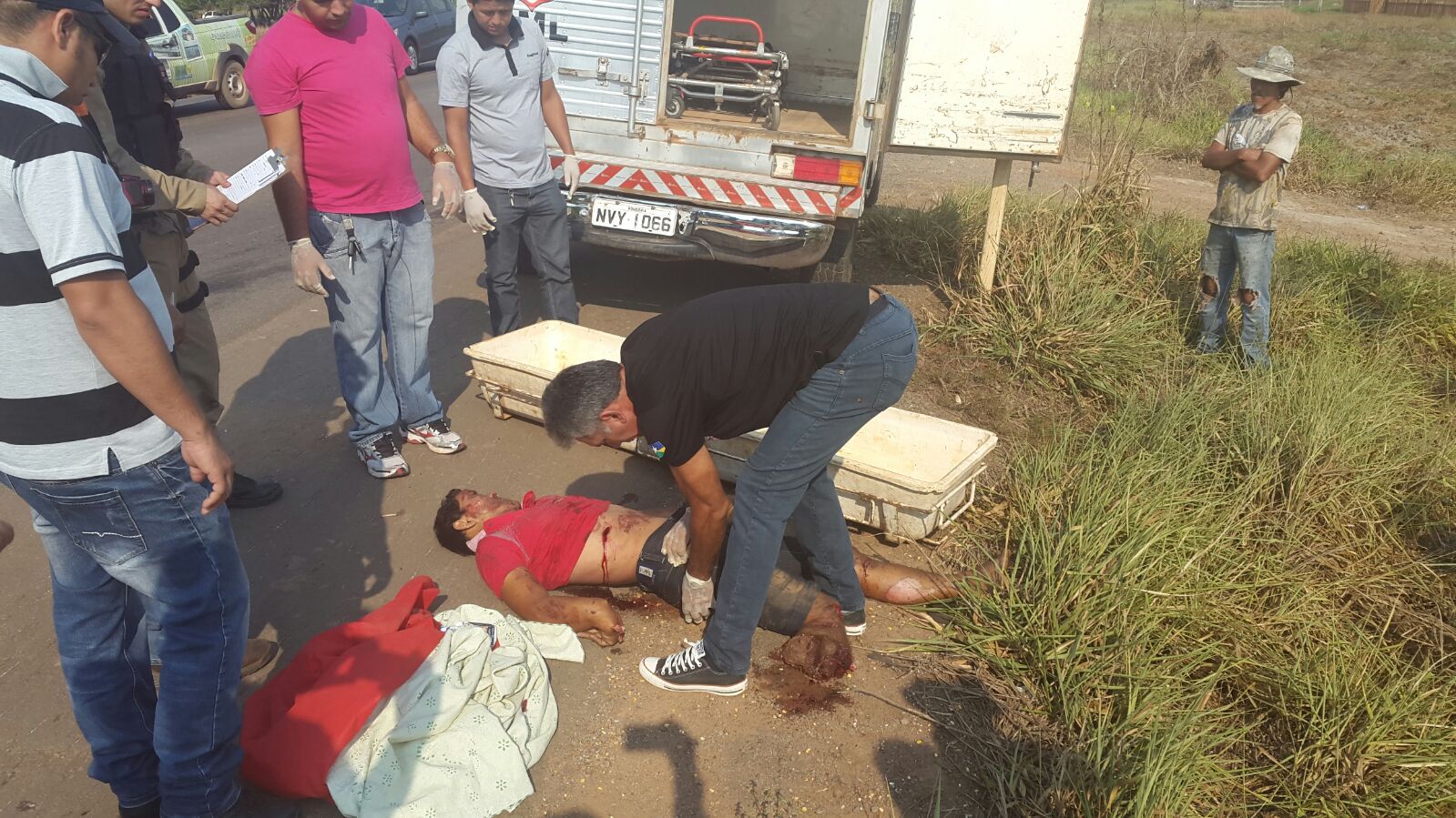 Acidente grave na manhã deste domingo, 23, na BR-364, deixa uma vítima fatal