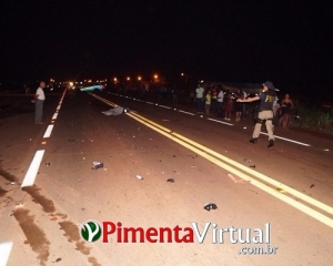 Mulher tem perna arrancada em acidente fatal