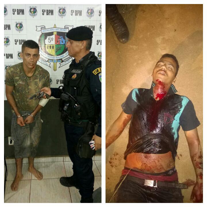 DUPLA DE ASSALTANTES ROUBAM MOTO TROCAM TIROS COM A POLÍCIA E ACABAM PRESOS