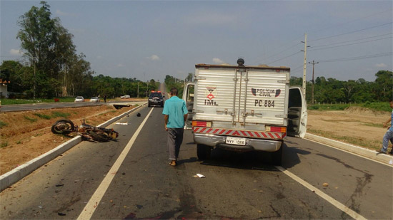 IDOSO MORRE ATROPELADO NA BR-364