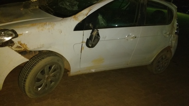Condutor de veiculo é preso após capotar veiculo em colisão misteriosa na Estrada do Palheta