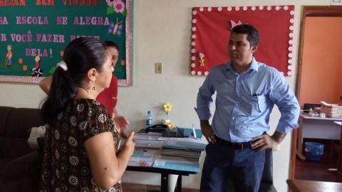 DEPUTADO MARCOS ROGERIO VISITA PESTALOZZI DE GUAJARÁ MIRIM.