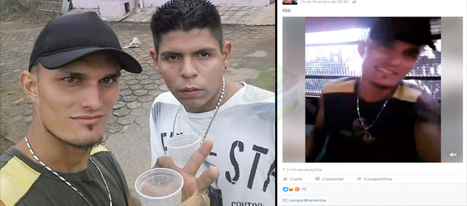 ABUSADOS: DUPLA GRAVA VÍDEOS FUMANDO DENTRO DA VIATURA DA PM E POSTA NAS REDES