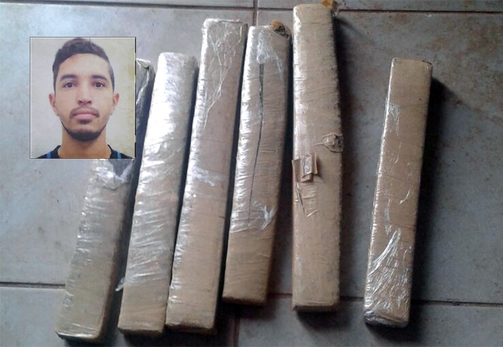 Polícia apreende 5 quilos de maconha durante buscas a foragido