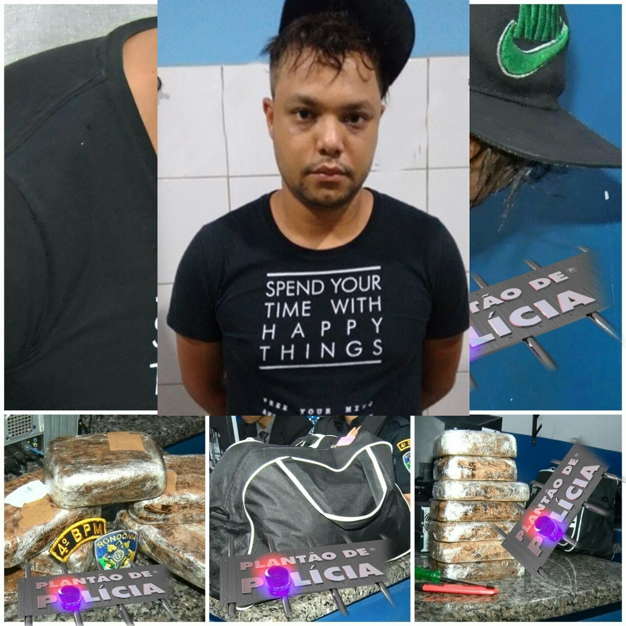 Rondoniense é preso em rodoviária com quase 07 quilos de drogas que seria levada