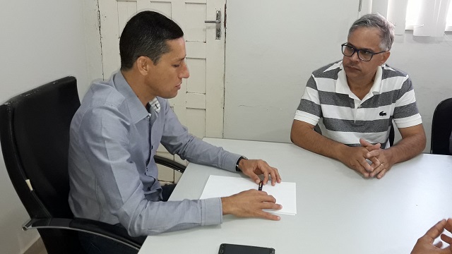 PREFEITO NORONHA RECEBE DEPUTADO GERALDO DA RONDÔNIA