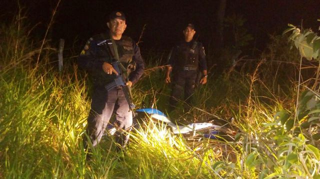 GUARNIÇÃO DO 6º BPM/FRON RECUPERA MOTO APÓS ALGUNS MINUTOS DO ROUBO EM GUAJARÁ.