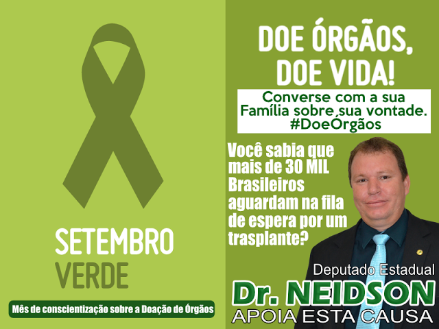 “Setembro Verde” destaca a importância da doação de órgãos