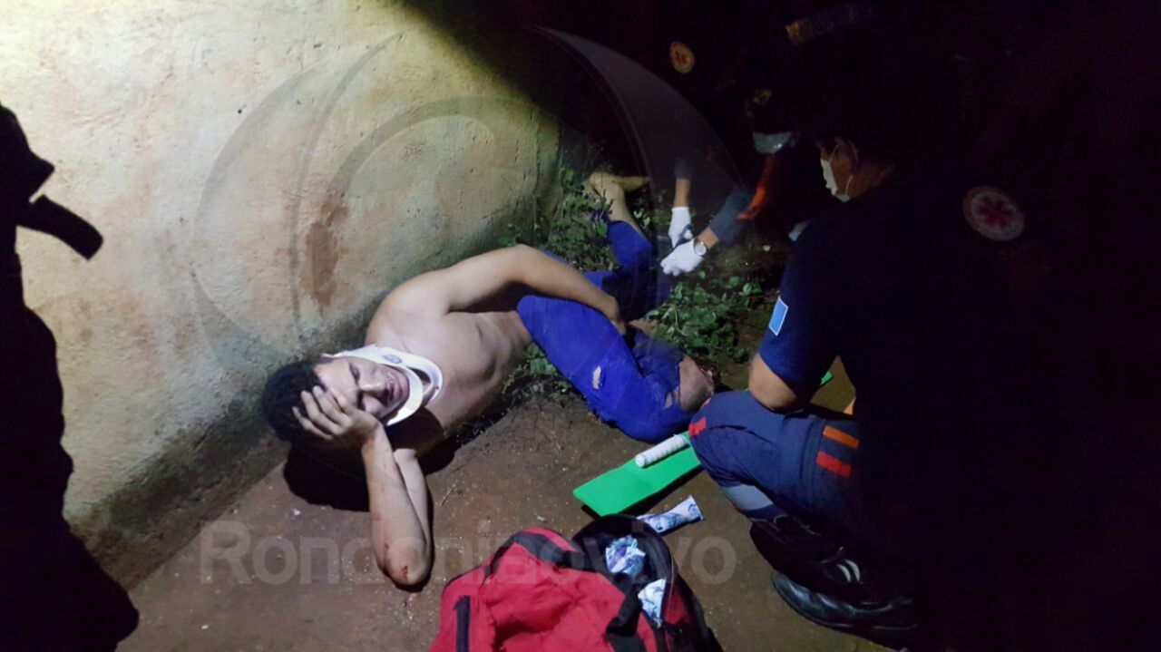 Jovem tem perna amputada ao ser flagrado saindo da residência de mulher casada.
