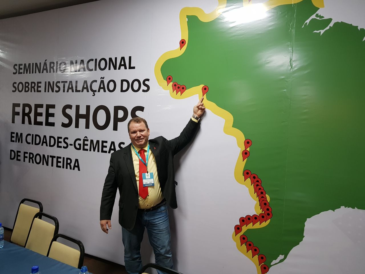 Dr. Neidson participa de seminário sobre instalação de Free Shops em cidades-gêmeas de fronteira