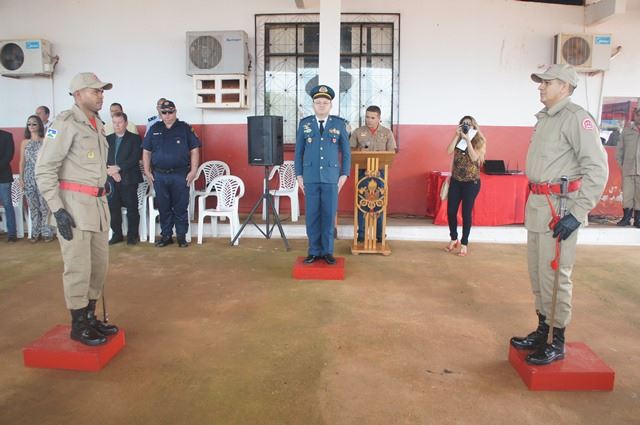 TENENTE BRAGADO ASSUME COMANDO DO CORPO DE BOMBEIROS DO MUNICÍPIO