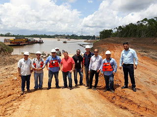 Dr. Neidson acompanha vistoria na construção de ponte no distrito de Ponta do Abunã