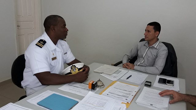 PREFEITO RECEBE VISITA DE AGENTE FLUVIAL E FALAM SOBRE CHEIA DO MAMORÉ