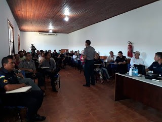 6° BPM FRON oferta café da manhã à imprensa local e autoridades