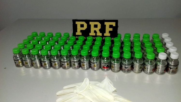FISCALIZAÇÃO: PRF apreende 80 quilos de mercúrio na BR 364 em RO