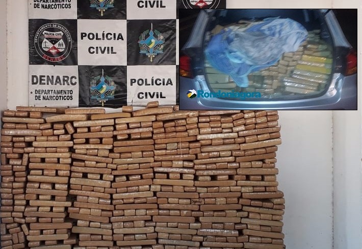 Denarc apreende quase 900 quilos de maconha com seis traficantes em Rondônia