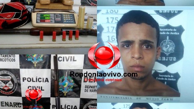Denarc flagra casal com quase sete quilos de droga e arma na zona Sul.