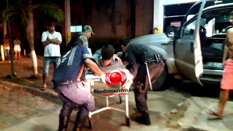 POLICIAL MILITAR É BALEADO POR TRIO DE COLETES DURANTE ASSALTO EM CHÁCARA.