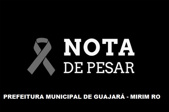 NOTA DE PESAR