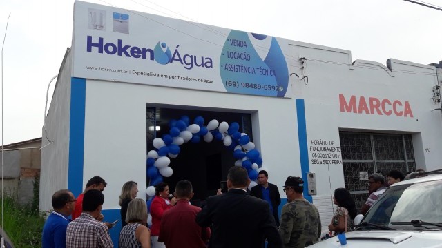 HOKEN ÁGUA INAUGURA LOJA EM GUAJARÁ MIRIM