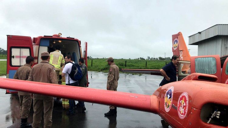 IDENTIFICADO: Após acidente envolvendo deputado Léo Moraes, sargento é socorrido em aeronave