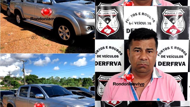 Hilux roubada no Ceará é recuperada com suspeito indo vender na Bolívia