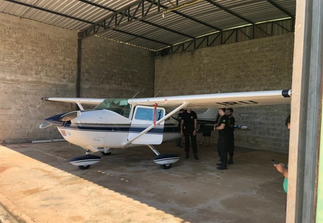 PF apreende avião em Aeroporto no interior de Rondônia