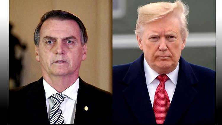 PRESIDENTES: Casa Branca informa que Bolsonaro e Trump devem se encontrar no dia 19 de março