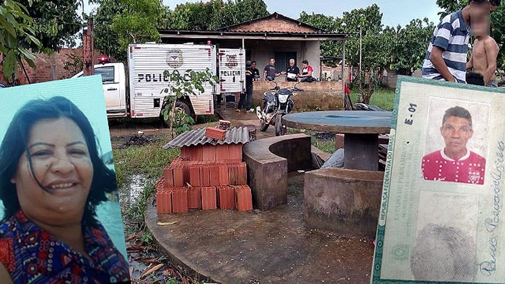 Mulher é assassinada a pauladas e facadas pelo ex-marido, que se mata enforcado em Porto Velho