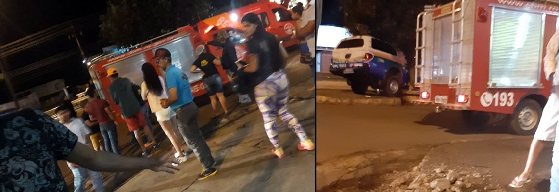 EM PERSEGUIÇÃO: VIATURA COLIDE NA 7 DE SETEMBRO E MATA IDOSO - FOTOS