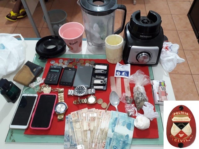 SEVIC/PC E UNESFRON: Dois são presos por tráfico de drogas e objetos de origem suspeita são apreendidos em Guajará-Mirim-RO.