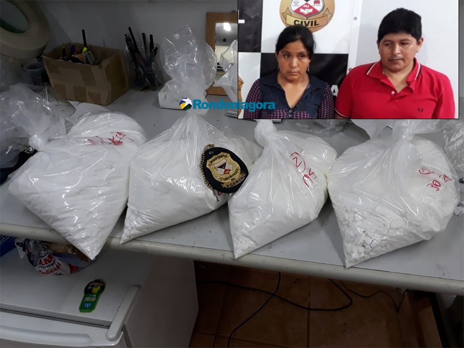 Bolivianos que viajariam para a Espanha são presos com 12 quilos de cocaína após ação da Polícia Civil