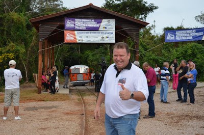 Deputado Dr. Neidson prestigia inauguração do passeio de litorina na Estrada de Ferro Madeira Mamoré