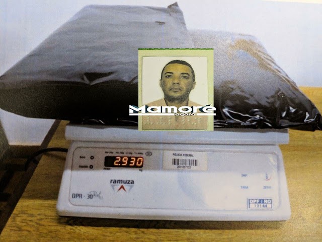 POLÍCIA MILITAR DE NOVA MAMORÉ PRENDE ELEMENTO COM 2,8 KG DE COCAÍNA PRÓXIMO AO PORTO OFICIAL
