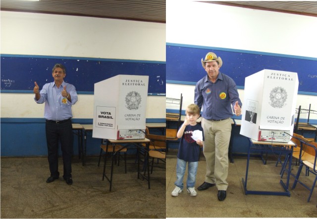 Cassol e Cahulla votaram em Rolim de Moura