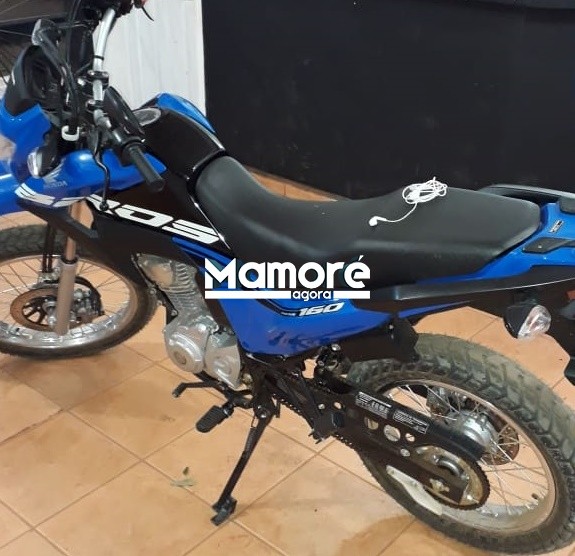 MOTO ROUBADA EM NOVA MAMORÉ É RECUPERADA POR POLICIAIS CIVIS E MILITARES EM GUAJARÁ-MIRIM.