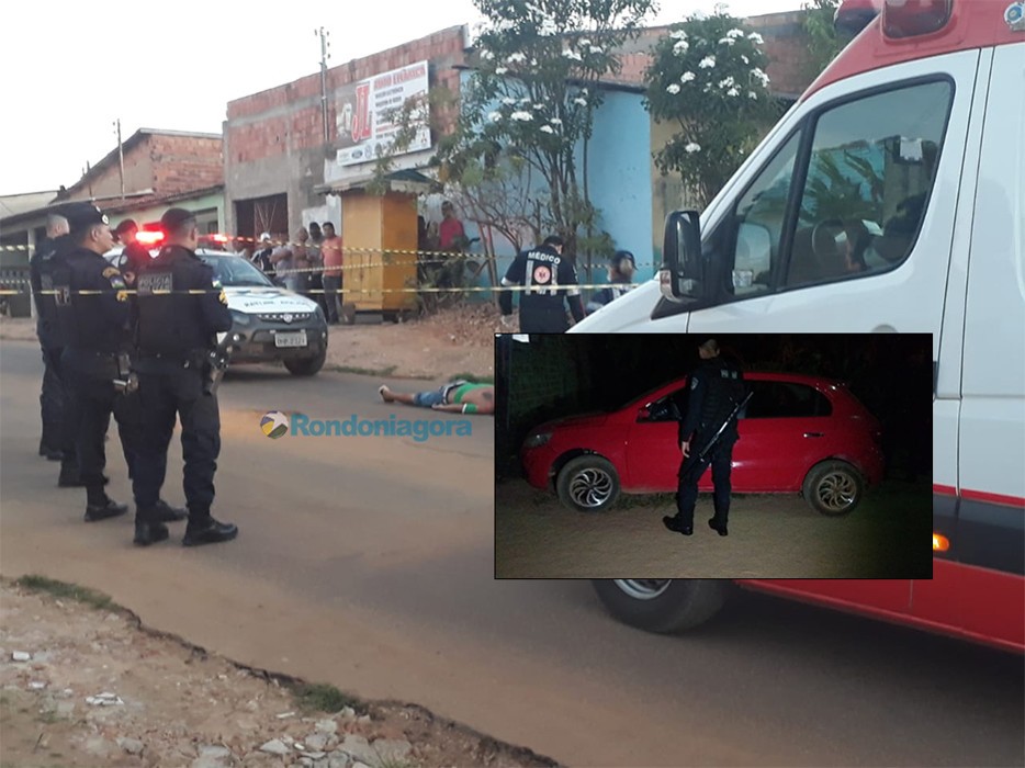 Homem é perseguido e executado no meio da rua