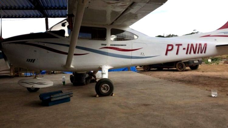 AVIÃO ROUBADO EM HANGAR DE VILHENA É ENCONTRA DONA BOLÍVIA.