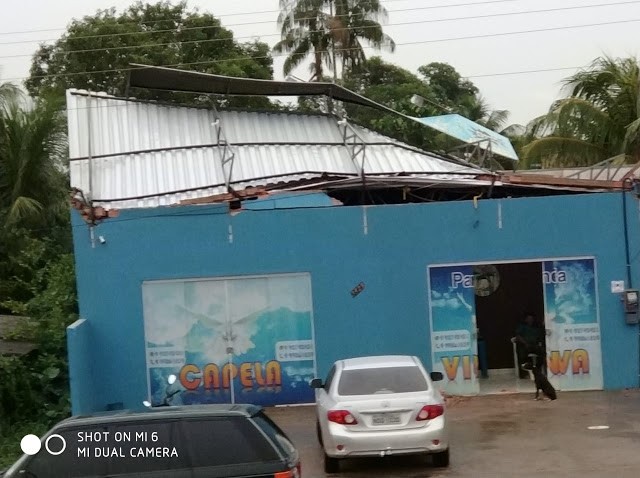 VENTOS FORTES NA TARDE DESTA QUINTA-FEIRA PROVOCAM ESTRAGOS EM NOVA MAMORÉ