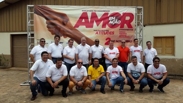 DEPUTADO PARTICIPA DA AÇÃO SOCIAL PROMOVIDA PELA IGREJA METODISTA WESLEYANA