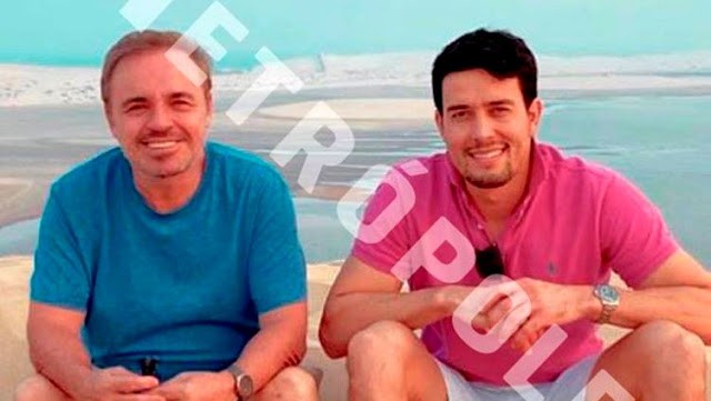 BOMBA!: Leo Dias revela fotos do companheiro de Gugu em última viagem