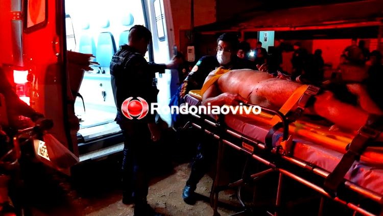ASSISTA O VÍDEO: Criminosos invadem residência e atacam homem a tiros na zona Leste da capital