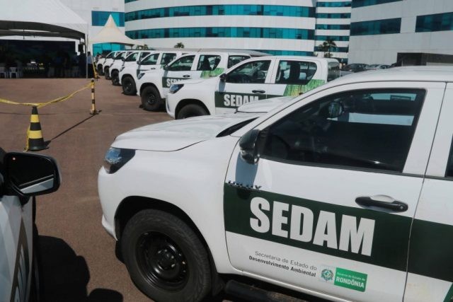 Veículos e drones são entregues para combater crimes ambientais em RO