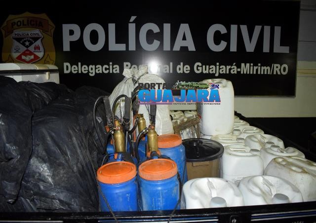 PRF apreende na BR 425 motorista transportando produtos agrotóxicos e gasolina de forma ilegal