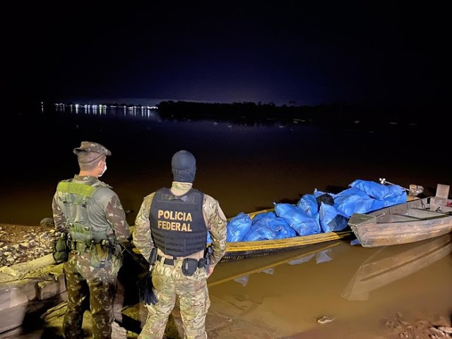 PF e Exército flagram transporte ilegal e apreendem 2 toneladas de peixes em Guajará-Mirim