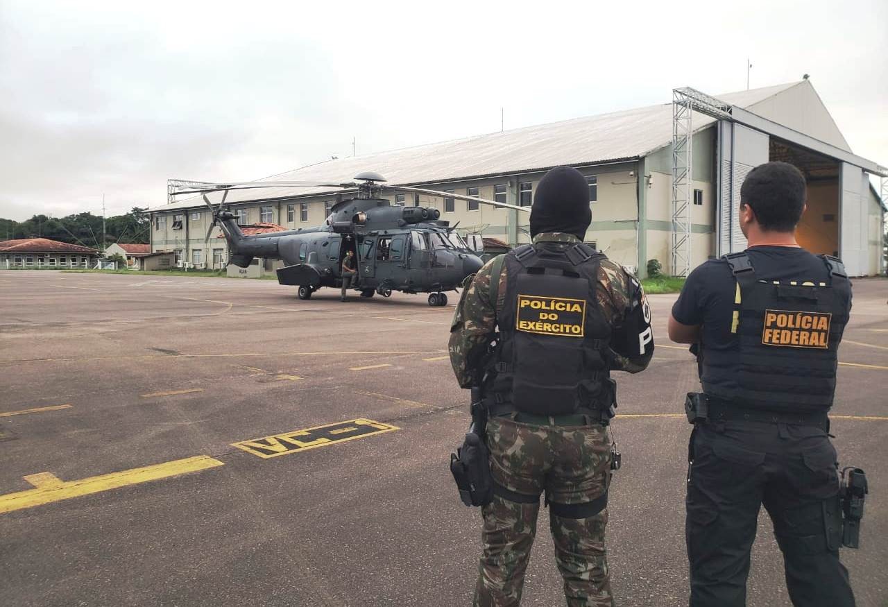 Polícia Federal e Exército combatem crimes ambientais na Floresta Nacional do Jacundá
