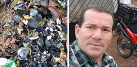 CARBONIZADO: Corpo de professor desaparecido é encontrado e assassino preso