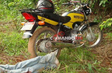 Mototaxista é assassinado na zona Rural