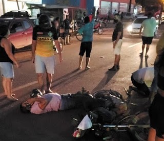 Grave acidente é registrado na noite de quarta-feira em Guajará-Mirim