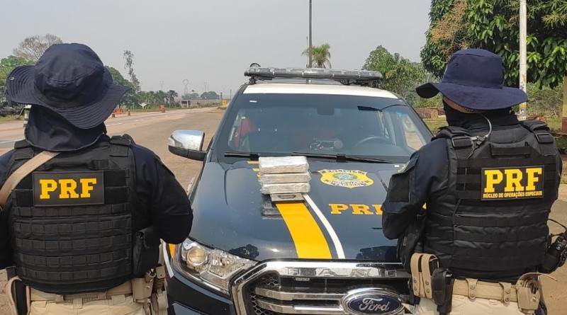 PRF apreende 3,18 Kg de cocaína em Porto Velho